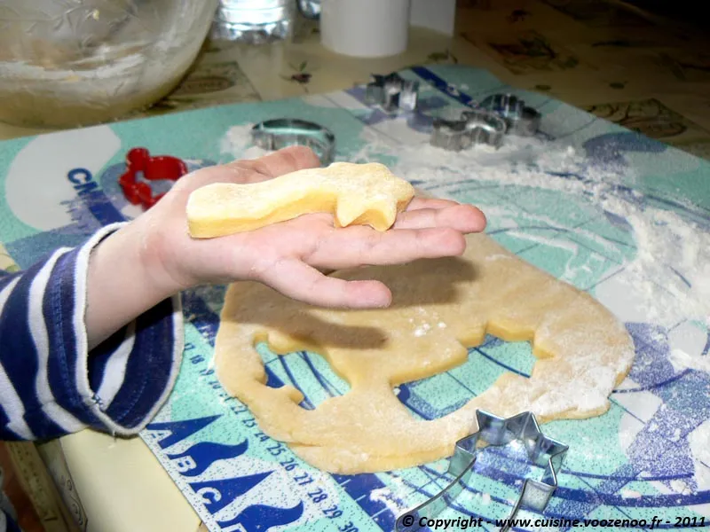 Biscuits sablés à la vanille découpe 4 Biscuits sablés à la vanille découpe 4