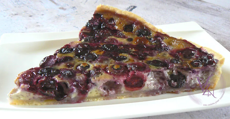 Tarte aux myrtilles