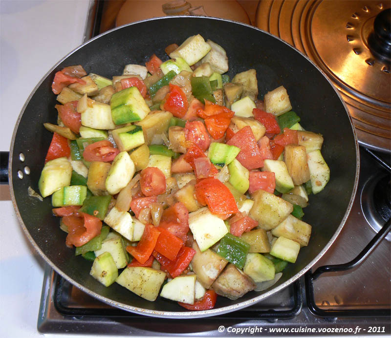 Preparation des légumes