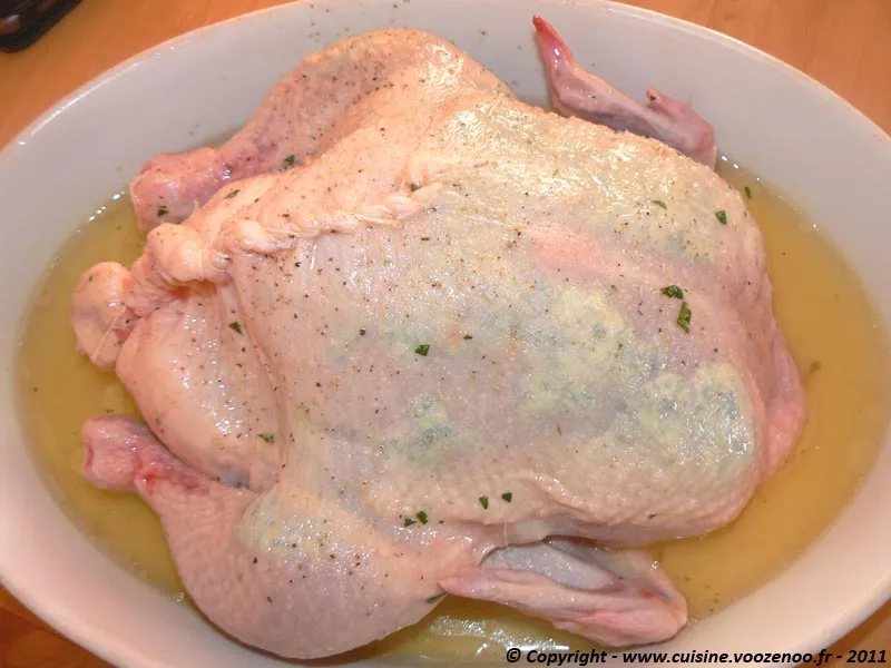 Poulet farci au fromage frais rempli Poulet farci au fromage frais rempli