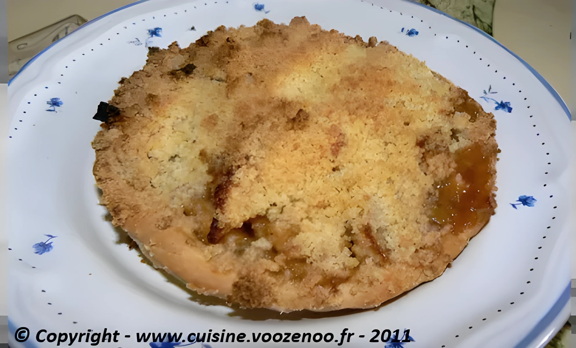 Tartelettes crumbles aux pommes et cannelle