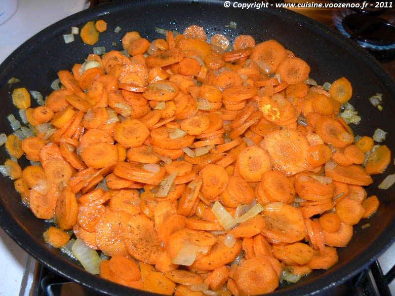 Couscous aux carottes étape 2