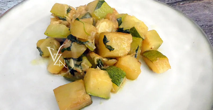 Courgettes à la coriandre