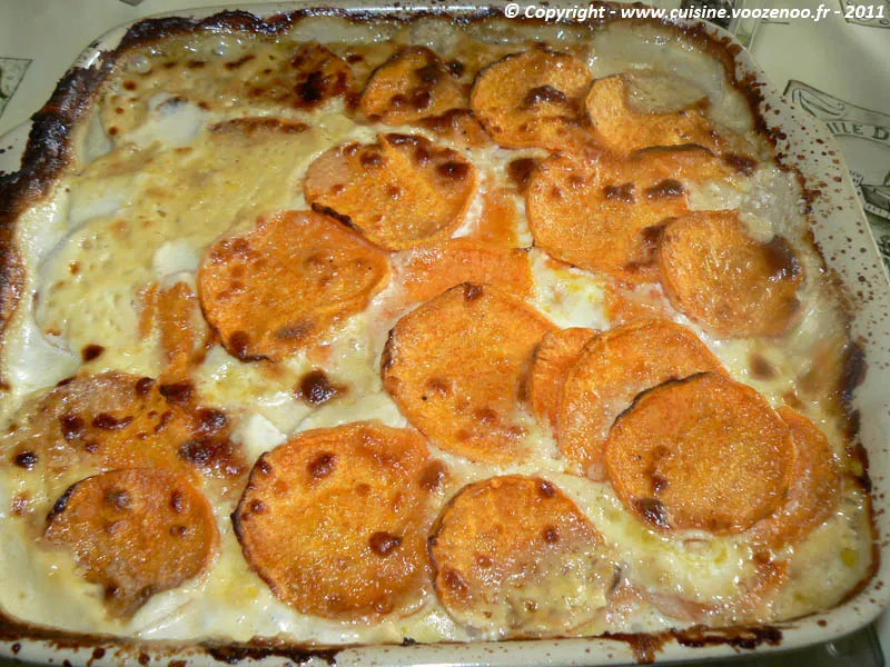 Gratin de patate douce aux noix et parmesan photo5 Gratin de patate douce aux noix et parmesan photo5