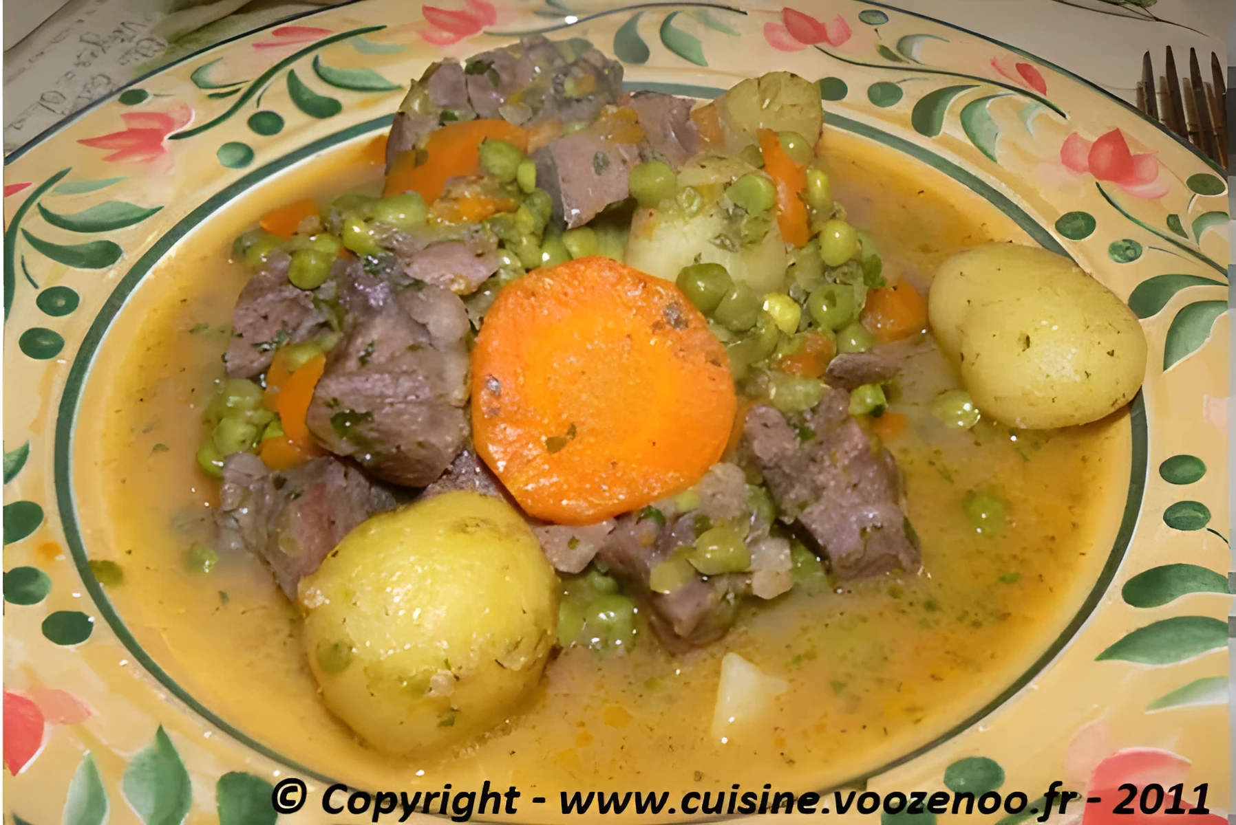 Sauté de porc aux légumes printanier