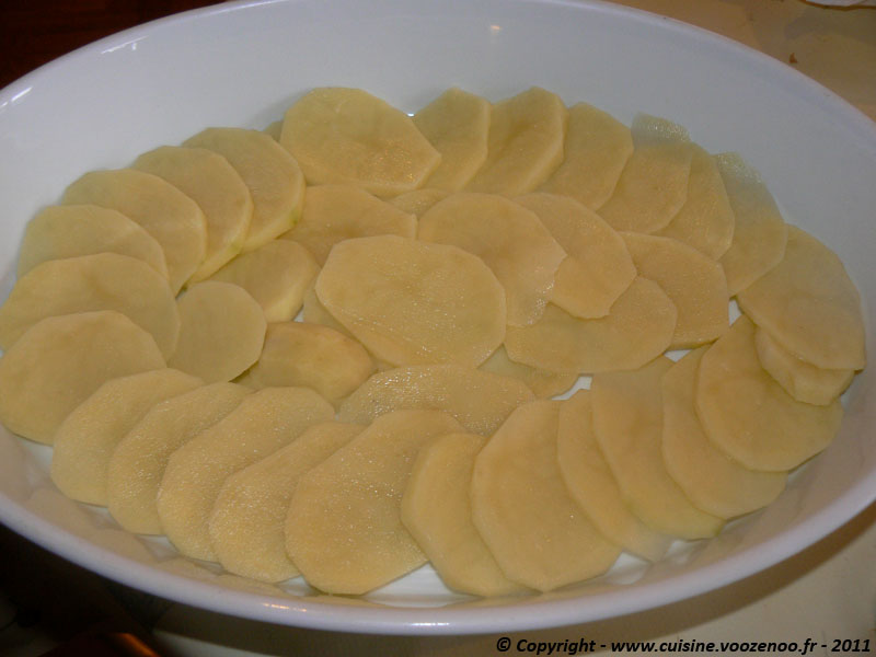 Gratin de courgettes,pommes de terre au bouillon photo1