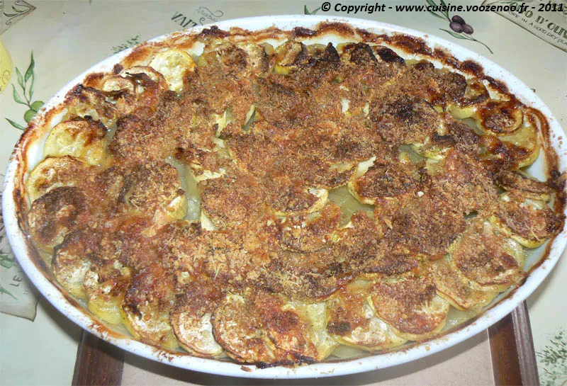 Gratin de courgettes,pommes de terre au bouillon photo4 Gratin de courgettes,pommes de terre au bouillon photo4
