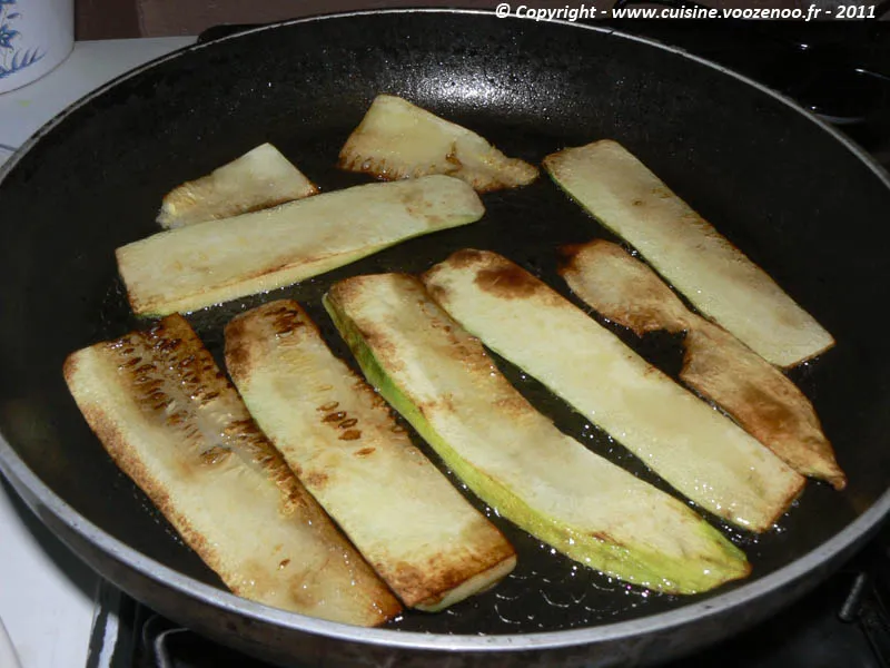 Lasagne de courgettes etape 2 Lasagne de courgettes etape 2