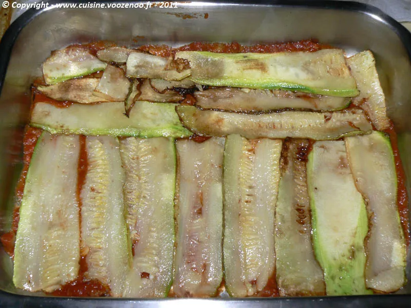 Lasagne de courgettes etape 5 Lasagne de courgettes etape 5