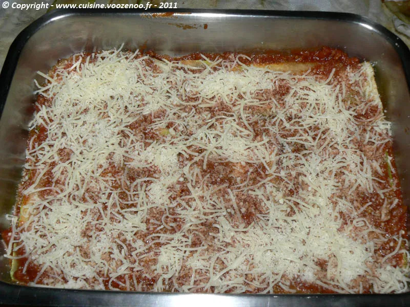 Lasagne de courgettes etape 7 Lasagne de courgettes etape 7
