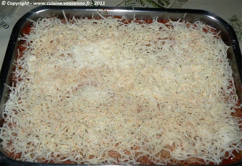 Lasagne de courgettes etape 9 Lasagne de courgettes etape 9