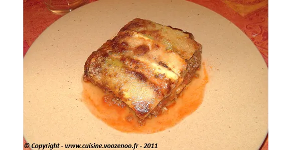Lasagne de courgettes