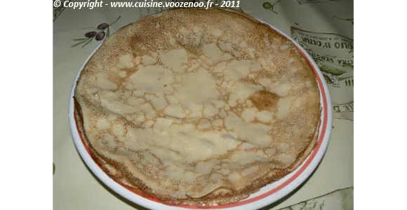 Pâte à crêpes à la bière