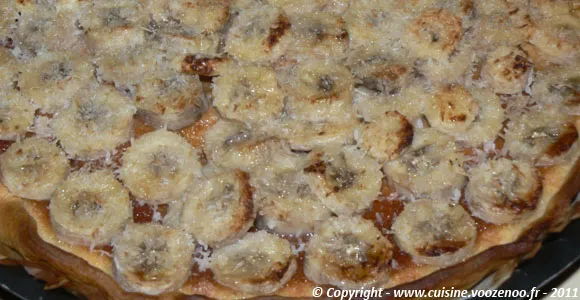 Tarte coco - banane