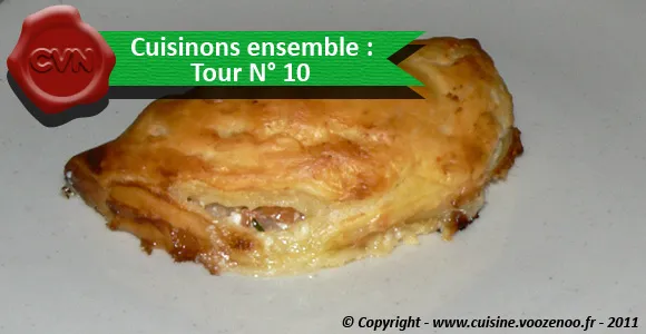 Hareng à la méditerranéenne en chausson