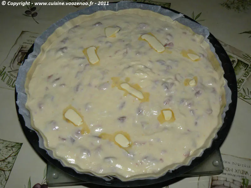 Quiche lorraine version béchamel 1 Quiche lorraine version béchamel 1