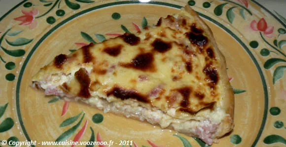 Quiche Lorraine (version béchamel)