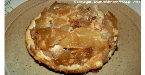 Sablés aux pommes caramélisées fondants