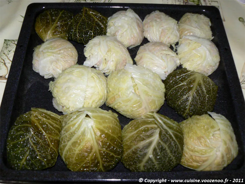 Choux farcis etape9 Choux farcis etape9