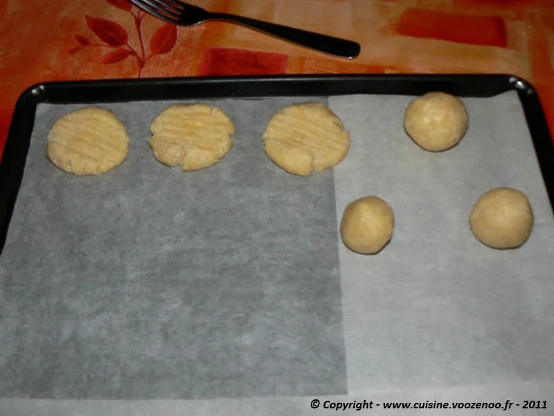 Petits sablés noix de coco chocolat etape4 Petits sablés noix de coco chocolat etape4
