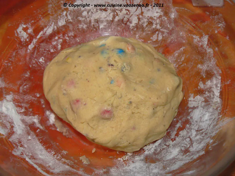 Cookies aux M&M's etape1 Cookies aux M&M's etape1