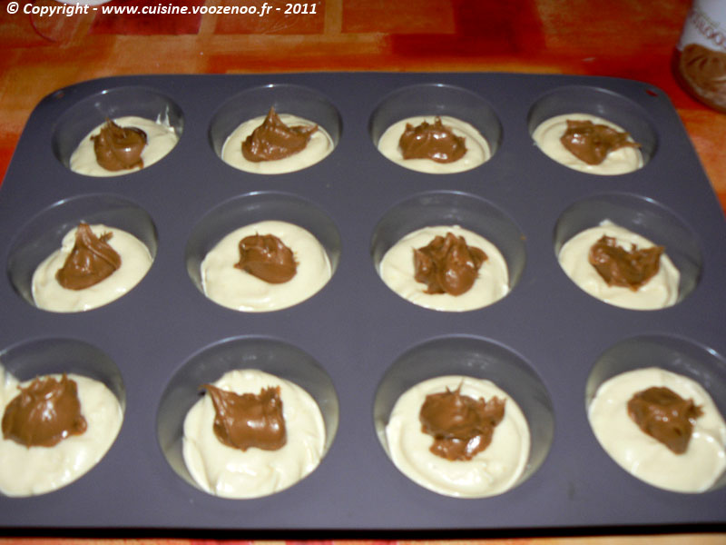 Muffins à la pâte de Spéculoos etape3