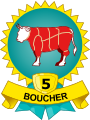 Médaille 5 viandes – Boucher