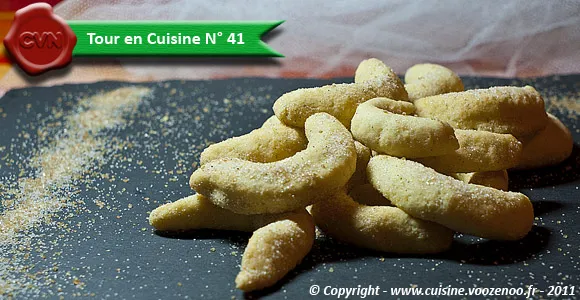 Croissants vanillés - Tour en Cuisine N° 41