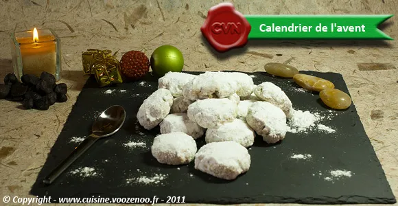 Kourabiedès - Biscuits de Noël Grec