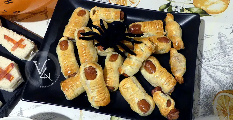 Doigts de sorcière (knacki, roulés à la saucisse)