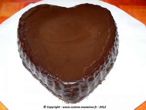 Coeur de chocolat fin