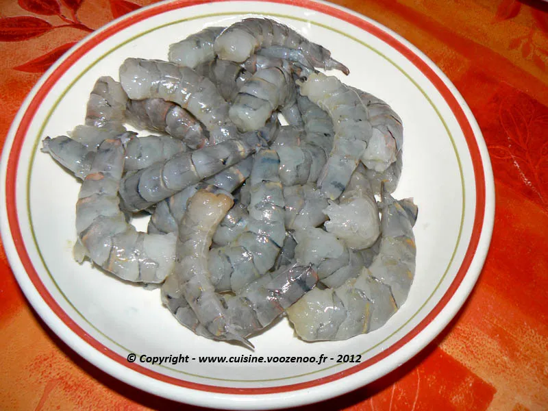 Ravioles sauce provençale et gambas etape1 Ravioles sauce provençale et gambas etape1