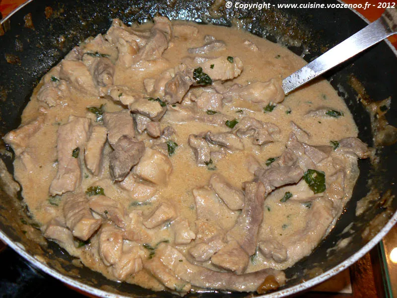 Porc au lait de coco fin Porc au lait de coco fin