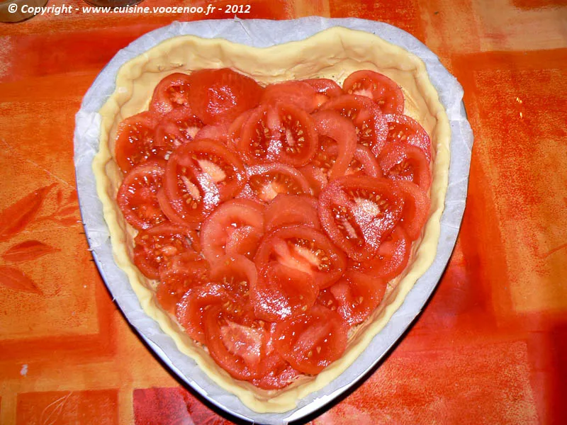 Coeur feuilleté de tomates etape3 Coeur feuilleté de tomates etape3