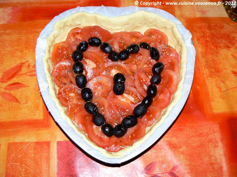 Coeur feuilleté de tomates etape4 Coeur feuilleté de tomates etape4