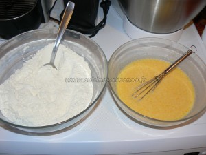 Muffins coeur d'artichaut et zestes de citron etape1