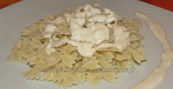 Farfalles à la crème de parmesan