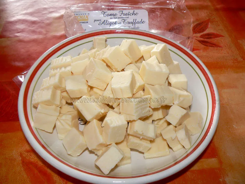 Truffade et son jambon cru etape2. Truffade et son jambon cru etape2.