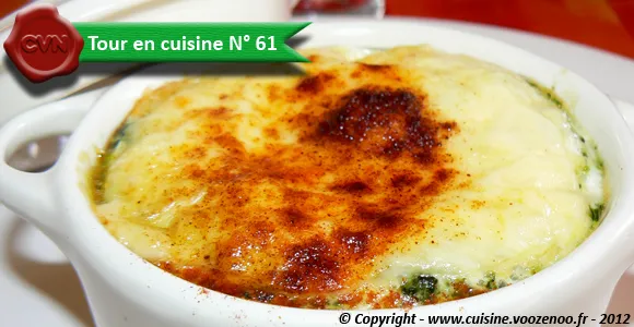 Gratin d'épinards