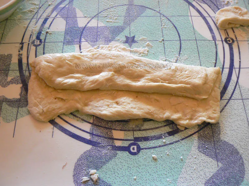 Baguettes viennoises fourrées au Daim etape5 Baguettes viennoises fourrées au Daim etape5