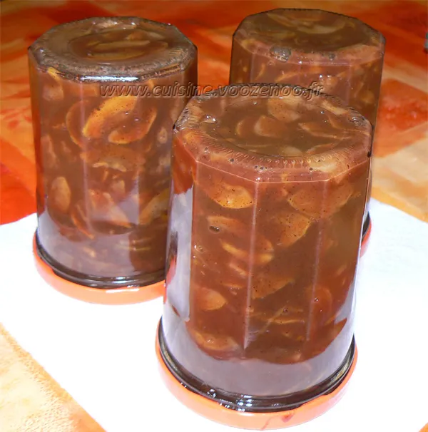Confiture de courgettes aux epices fin Confiture de courgettes aux epices fin