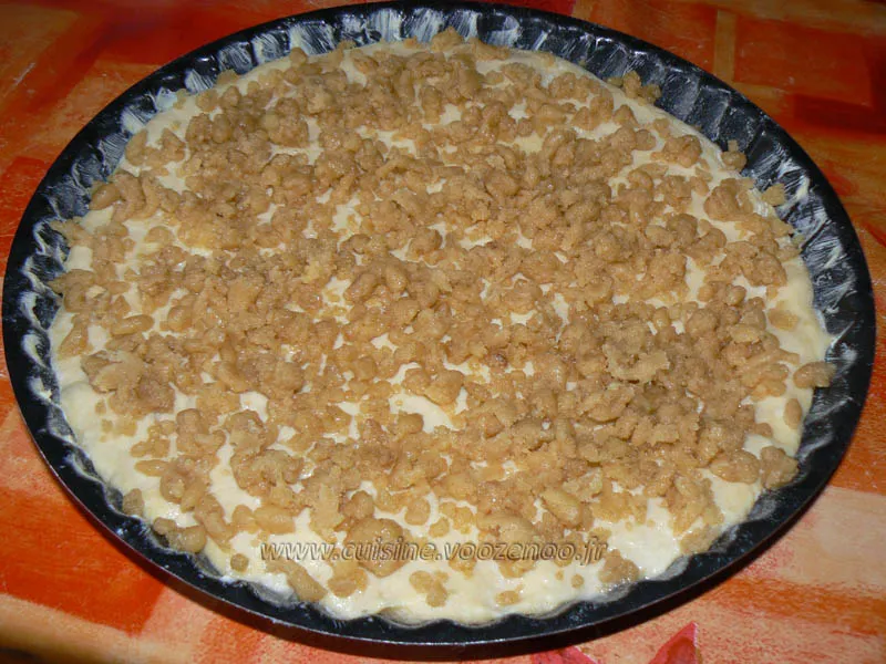 Gateau de streusel etape5 Gateau de streusel etape5