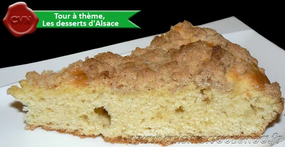 Gâteau de Streusel "Streuselkuchen"