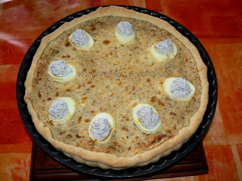 Oeufs mimosas revisités façon quiches au thon etape10 Oeufs mimosas revisités façon quiches au thon etape10