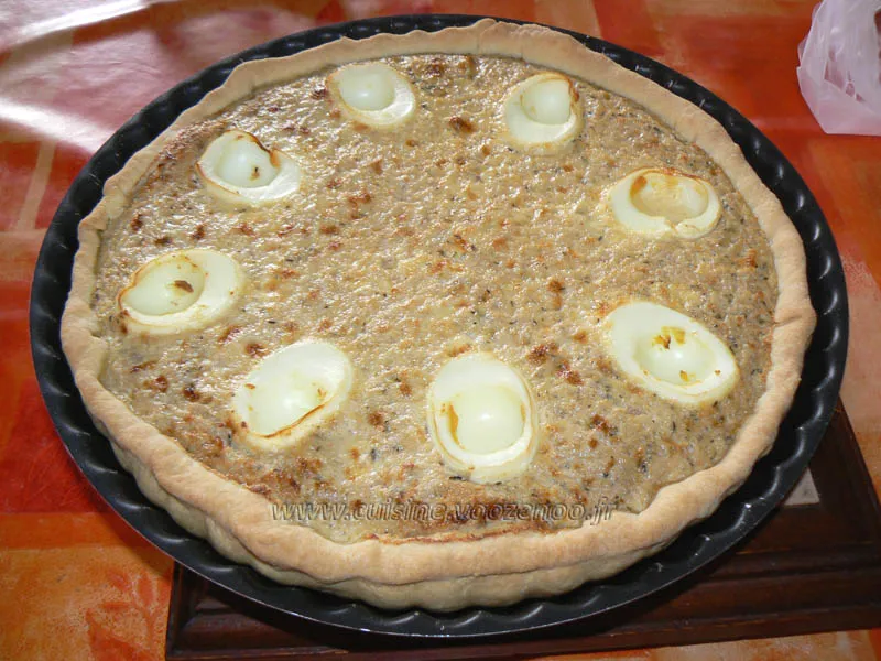 Oeufs mimosas revisités façon quiches au thon etape9 Oeufs mimosas revisités façon quiches au thon etape9