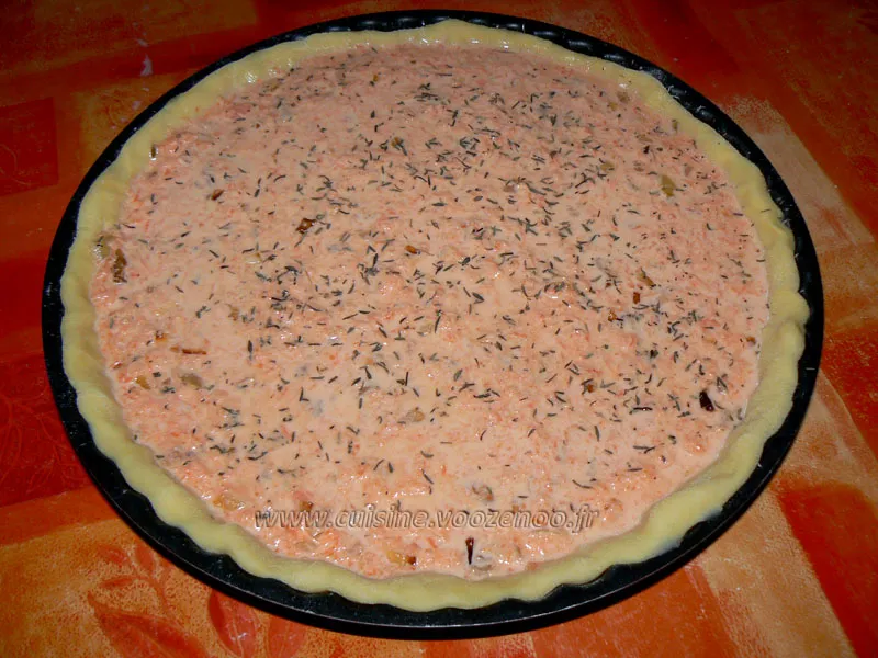 Tarte aux carottes et thym etape5 Tarte aux carottes et thym etape5