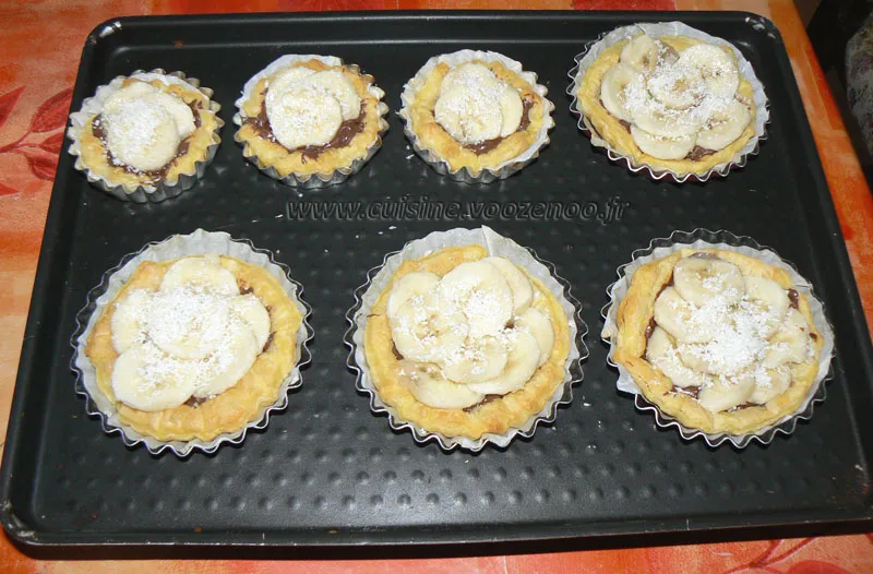 Tartelettes aux bananes et nutella etape3 Tartelettes aux bananes et nutella etape3
