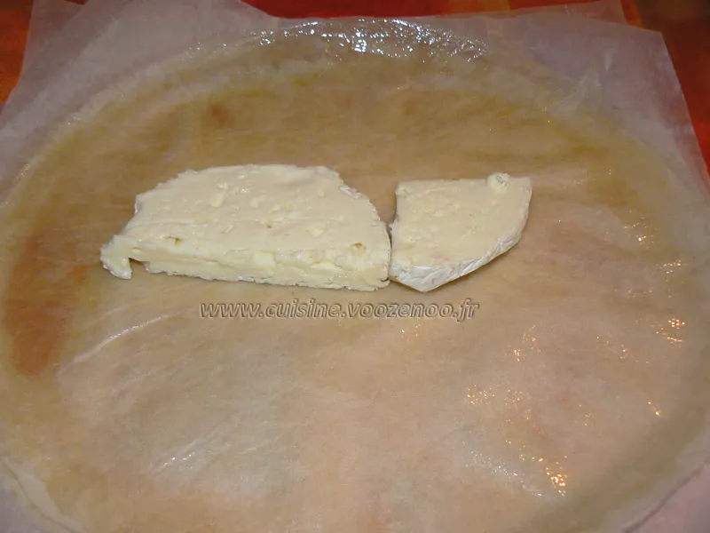 Papillotes croustillantes de camembert etape1 Papillotes croustillantes de camembert etape1