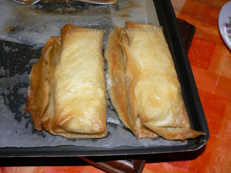 Papillotes croustillantes de camembert fin Papillotes croustillantes de camembert fin