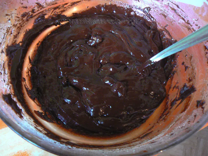 Brownies au fromage blanc sauce caramel etape4 Brownies au fromage blanc sauce caramel etape4